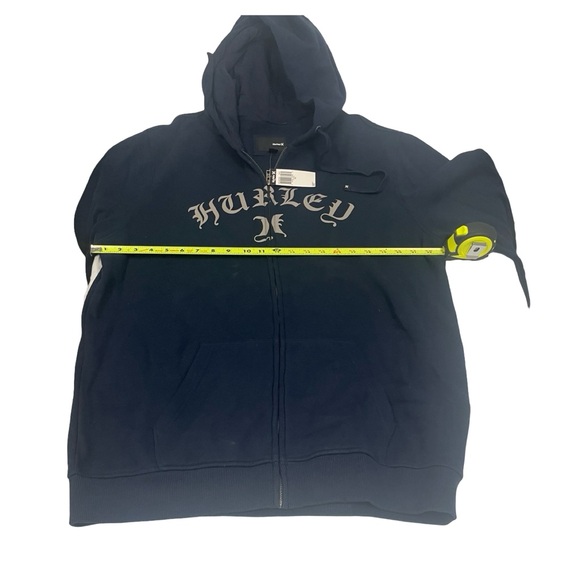 Y2K Hurley Spellout ‎ Full Zip Hoodie XL Skate Surf NWT - Picture 5 of 6